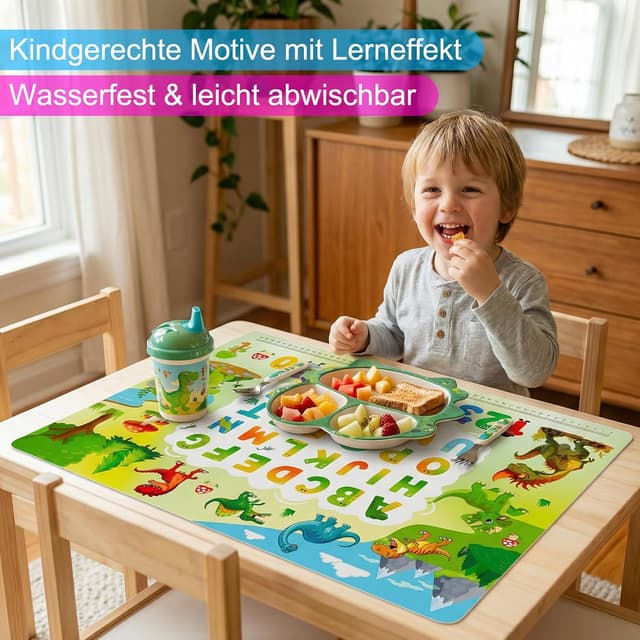 Detalle de Schreibtischunterlage Kinder 60x40 Dino