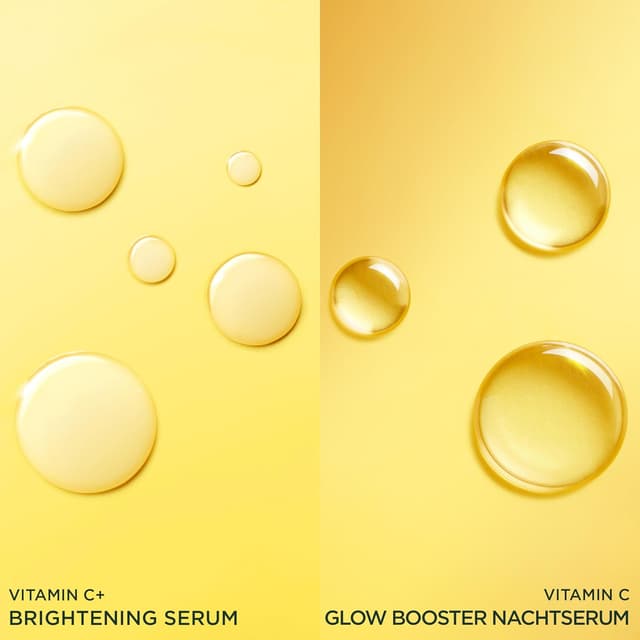 Detalle de Garnier Vitamin C Serum Set für Tag & Nacht – Anti-Pigmentflecken mit Niacinamid (4%) und Vitamin C (10%)