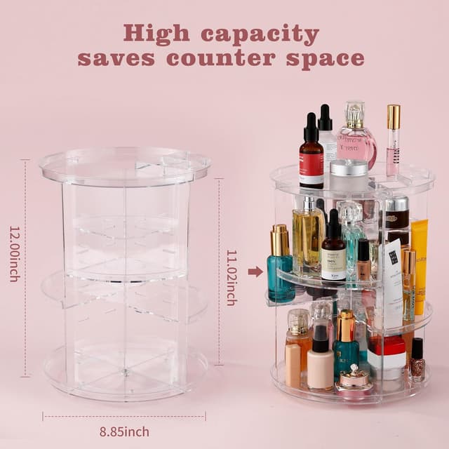Detalle 2 de Kosmetik Make Up Organizer 360° drehbar 30 cm