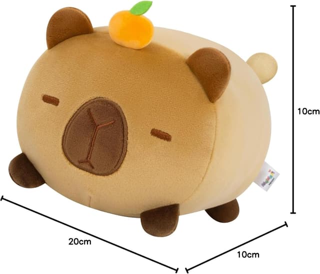 Thumbnail 6 de Mewaii Cute Capybara Plush Pillow (8 Inch) – kawaii capybara squishy plush cushion
