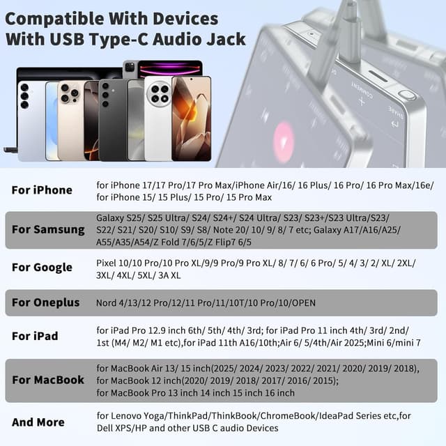 Thumbnail 6 de USB-C wired earbuds with mic