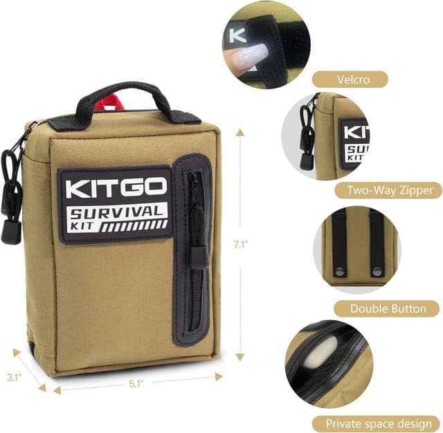 Detalle de Kitgo 108 Piece first aid survival kit