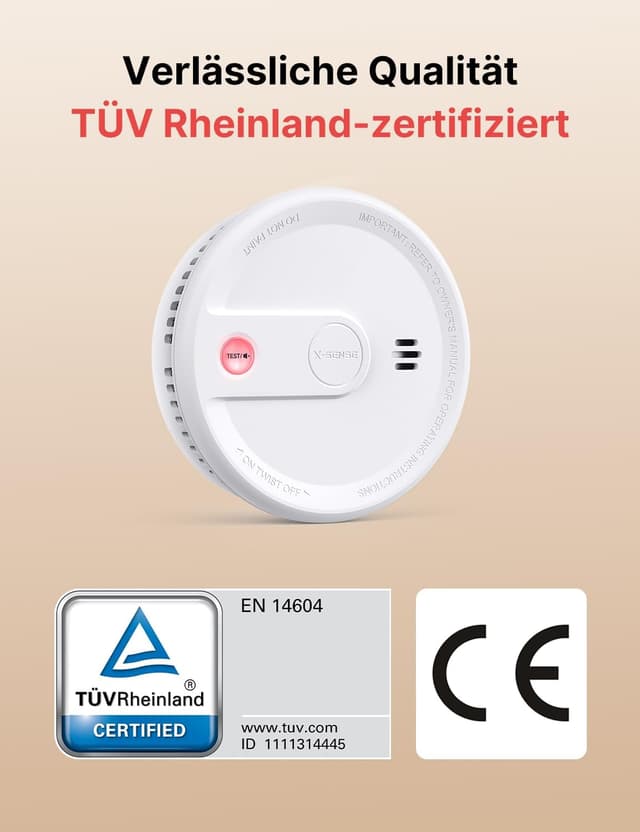 Thumbnail 1 de X-Sense XS0G-SN Rauchmelder 10 Jahre Batterie