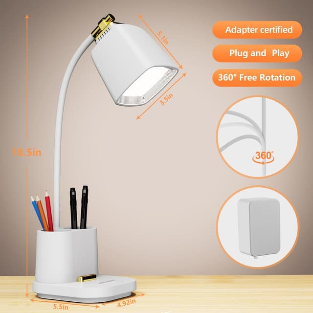 Thumbnail 4 de GONDSILY LED Desk Lamp 5V USB charging