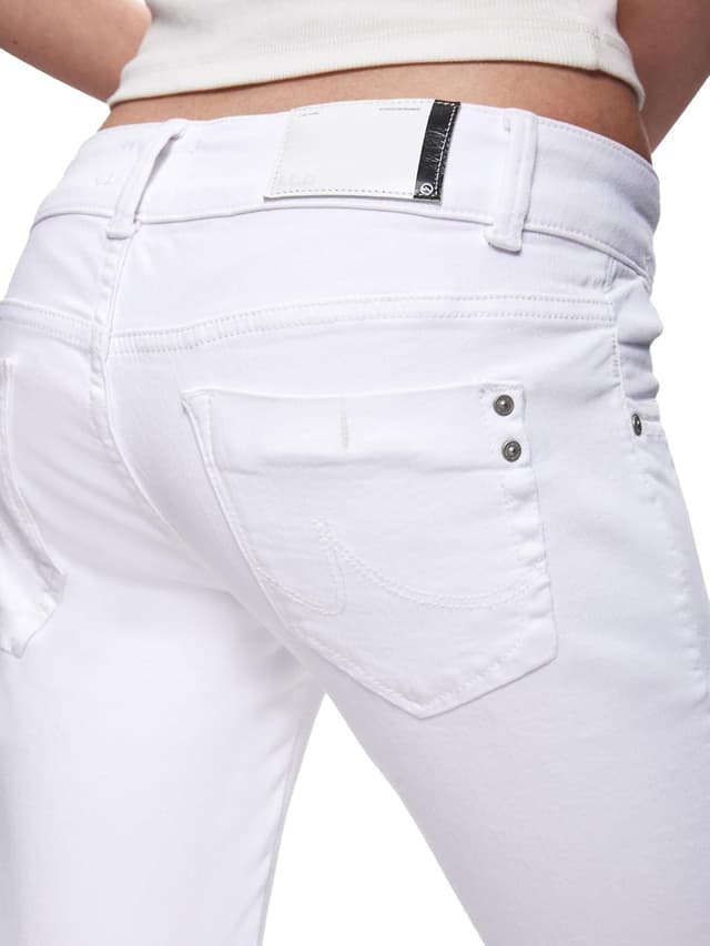 Thumbnail 4 de LTB Molly 200 Damen Jeans White Light Wash