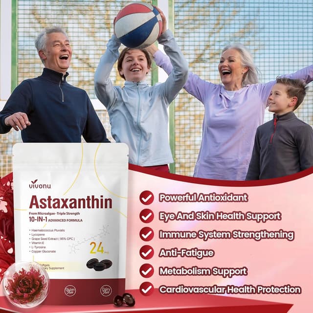 Thumbnail 4 de Astaxanthin 24 mg von VivoNu, 240 Kapseln