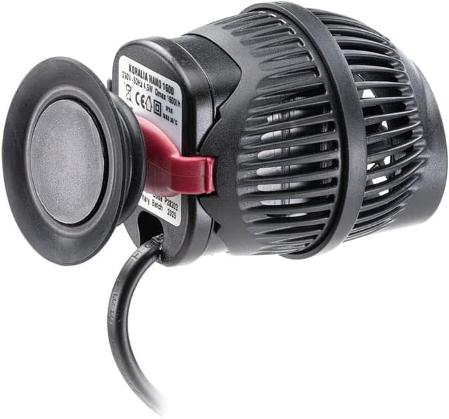 Detalle de Hydor KORALIA NANO 2200 l/h : pompe de mouvement avec ventouse magnétique (max verre 10 mm)