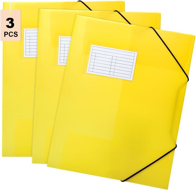 Detalle de DoocliB Sammelmappe A4 3er Set Gelb