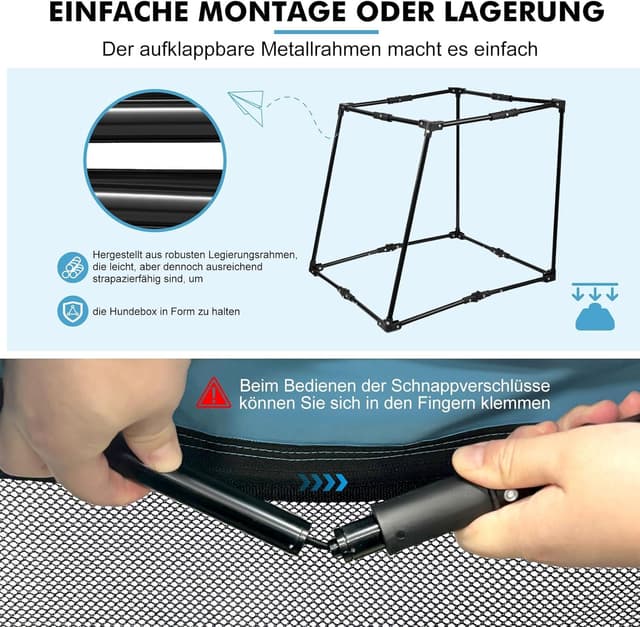 Detalle 2 de Snagle Paw Transportbox mit 68 cm Länge