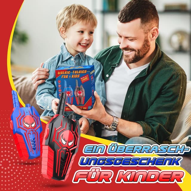 Thumbnail 6 de Toyokid Kinder-Walkie-Talkies ab 3 Jahren – Walkie Talkie für draußen (Geschenk für Jungen)