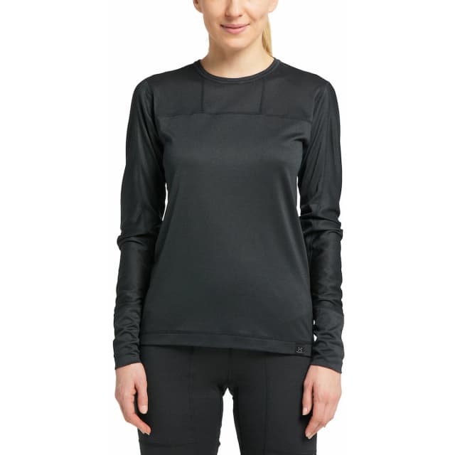 Detalle de Haglöfs Natural Blend Tech Crew Mujer camiseta 1 capa