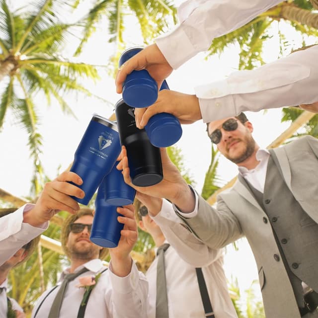 Thumbnail 4 de pengtai Groomsmen 30oz Tumbler 🥤