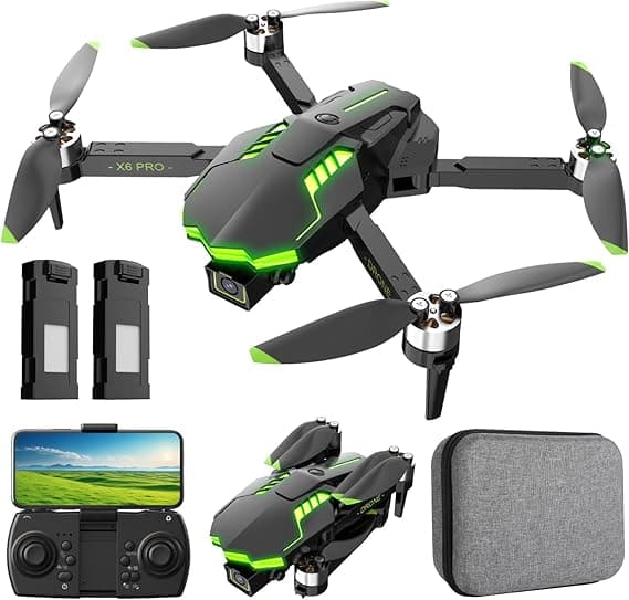 Imagen de Dron RC Quadcopter 1080P Plegable para Niños y Adultos 🚁 en OfertitasTOP
