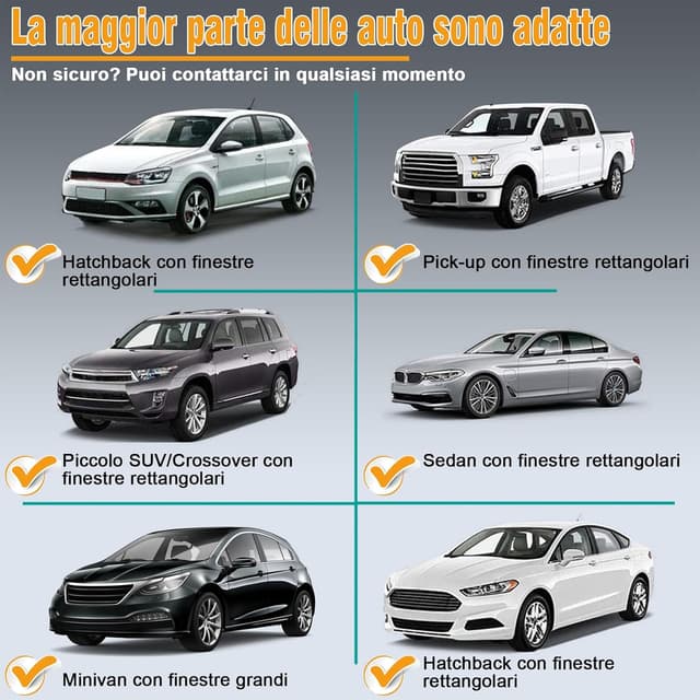 Thumbnail 6 de Rajvia Tendine parasole auto per bambini (misura universale L) per finestrini posteriori