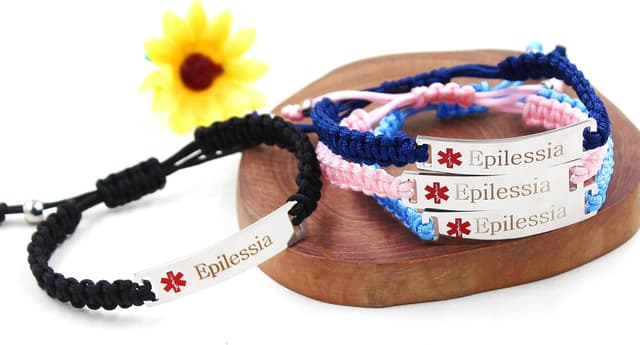 Detalle de Uloveido personalisiertes graviertes Medical-Identity-Armband für Frauen & Männer (unisex, verstellbar)