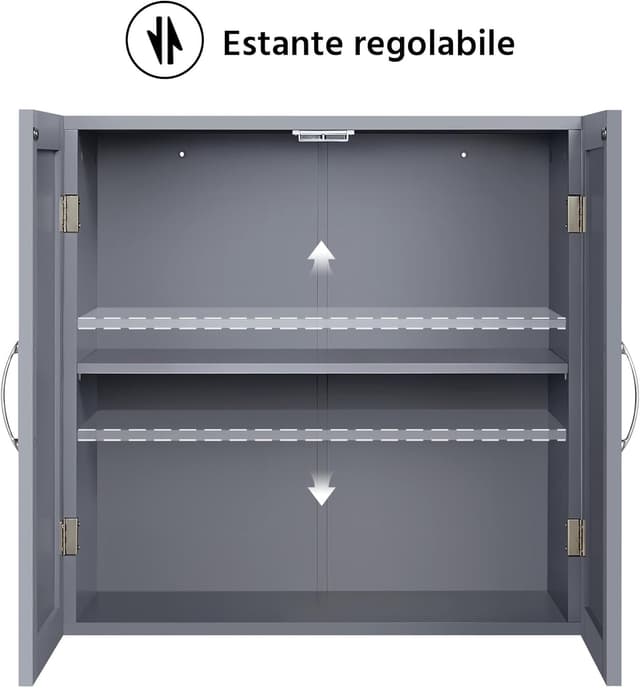 Thumbnail 5 de Yaheetech mobiletto bagno 60 x 30 x 60 cm