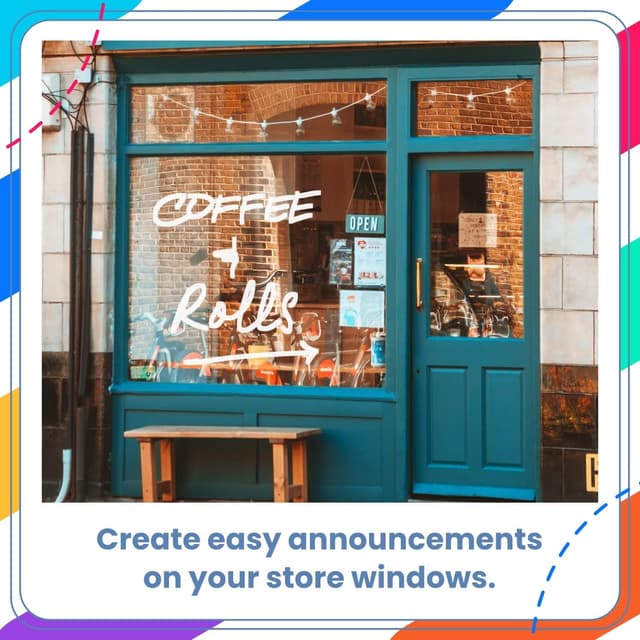 Detalle de Chalkola chalkboard marker pens, 1mm