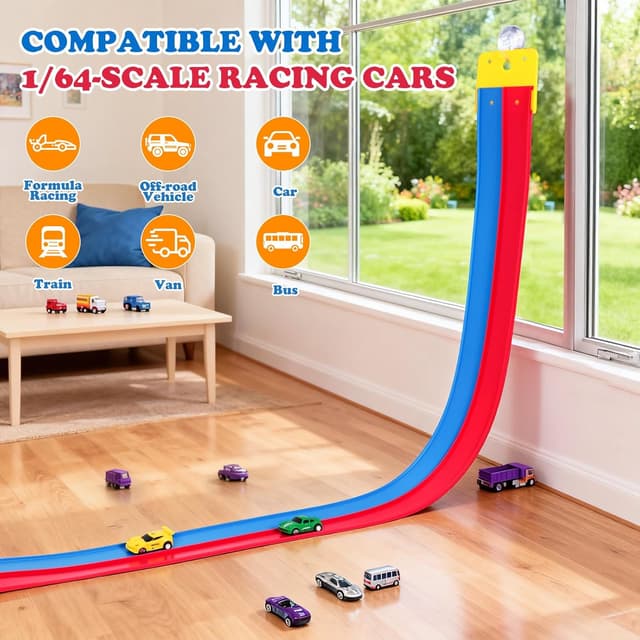 Detalle 2 de Flexible race track 4.6M with 4 cars