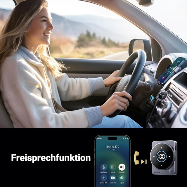 Thumbnail 5 de UGREEN Aux Bluetooth 5.4 Adapter Auto