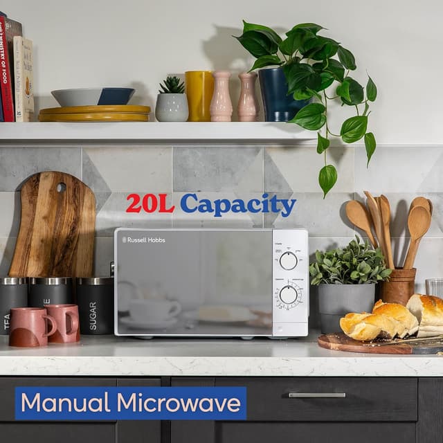 Detalle 2 de Russell Hobbs RHM2027 20 Litre 800W Microwave