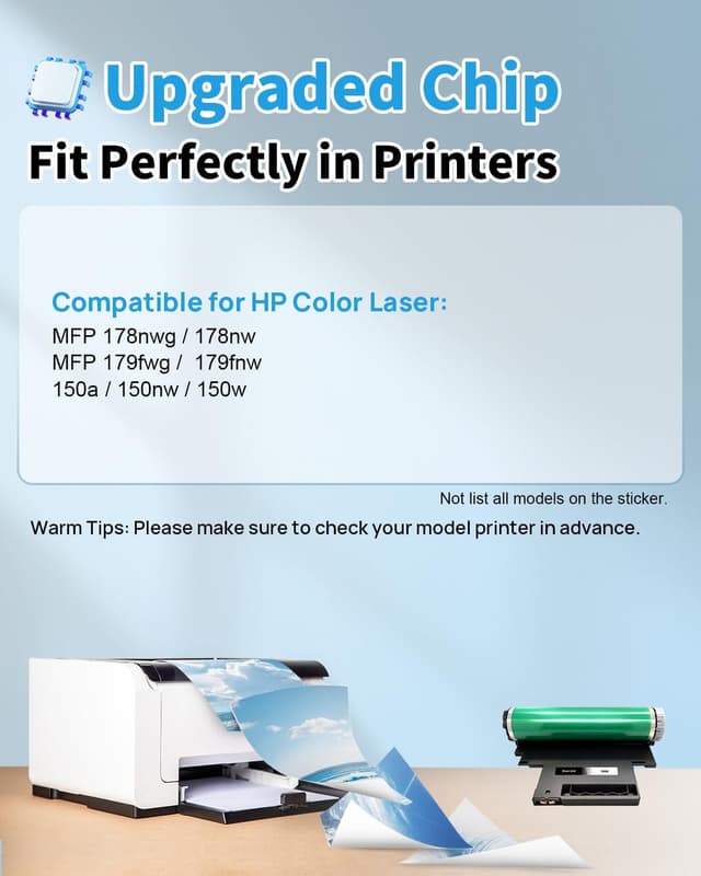 Detalle de Yowell 120A Trommel für HP Color Laser MFP 179fwg