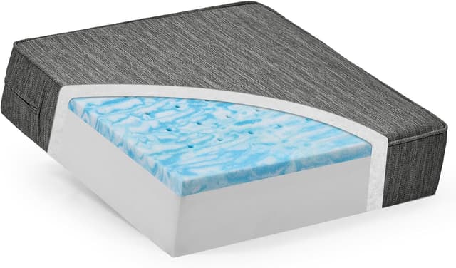 Thumbnail 2 de baibu Large Memory Foam Chair Cushion 50x50x12.7cm