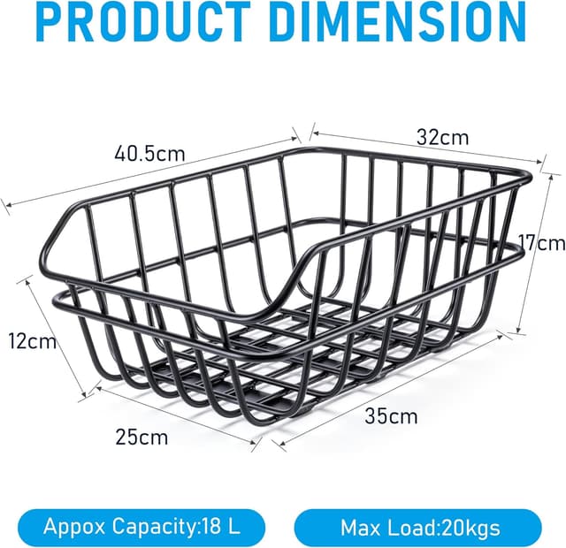 Thumbnail 3 de PINNAMAX panier de vélo arrière