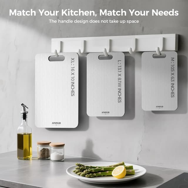 Thumbnail 5 de APMRQIB Titanium Cutting Board Set of 3 16