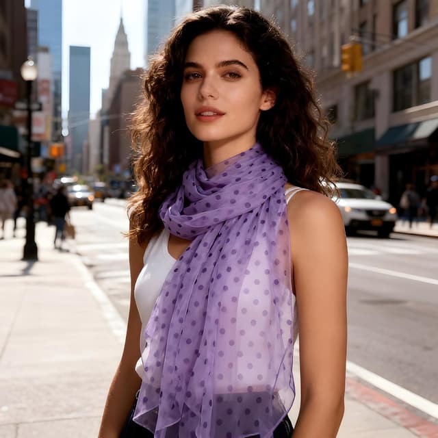 Thumbnail 2 de DAMILY Foulard mousseline 160x50 cm đ§Ł