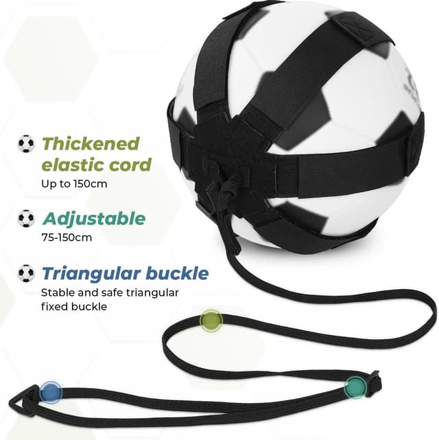 Detalle de GHB Football Kick Trainer 10ft elastic rope