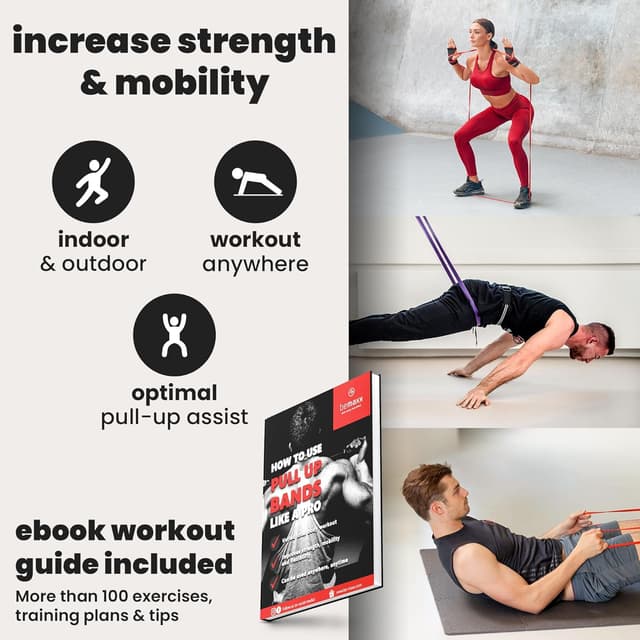 Thumbnail 5 de Bandas de Resistencia Elástica + Guía | Fitness en Casa 💪