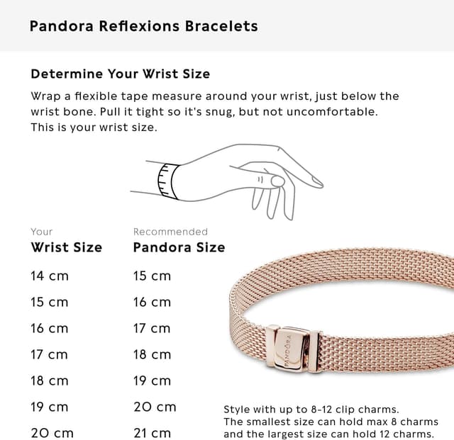 Thumbnail 4 de Pandora Reflexions bracelet en mailles or rose 14 carats