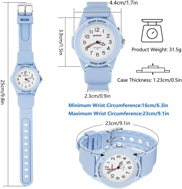 Detalle 2 de OFFCUP Montre Sport Femme Montre Quartz 50M