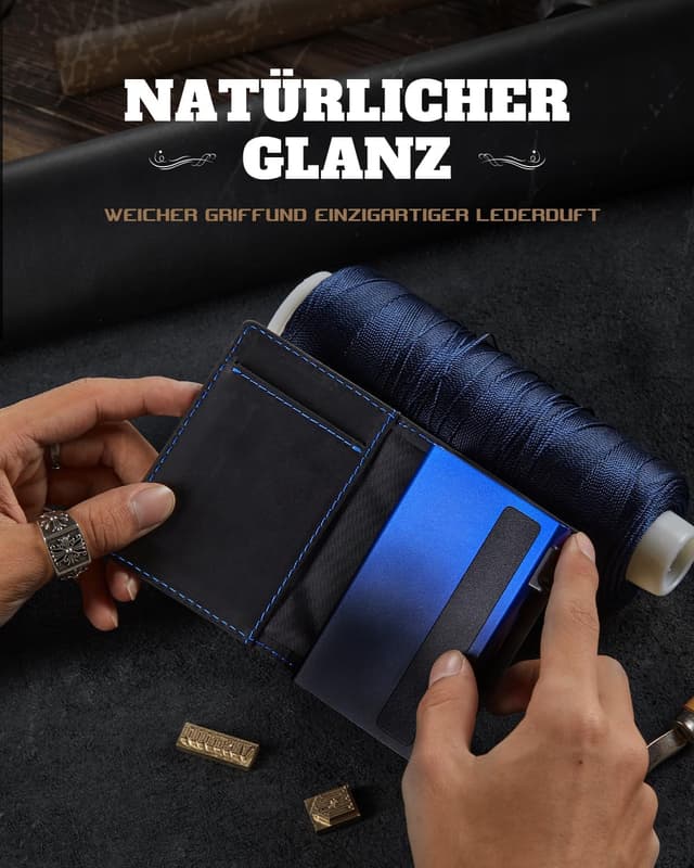 Detalle 2 de DODENSHA MagSnap Airtag Wallet, 10×6×2 cm