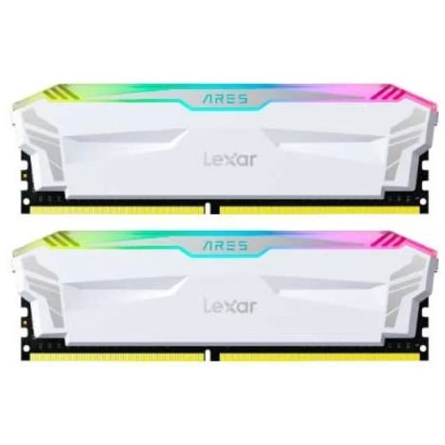 Imagen de Lexar ARES RGB DDR5 6400 MHz 32 GB (2x16) CL32 Blanco en OfertitasTOP