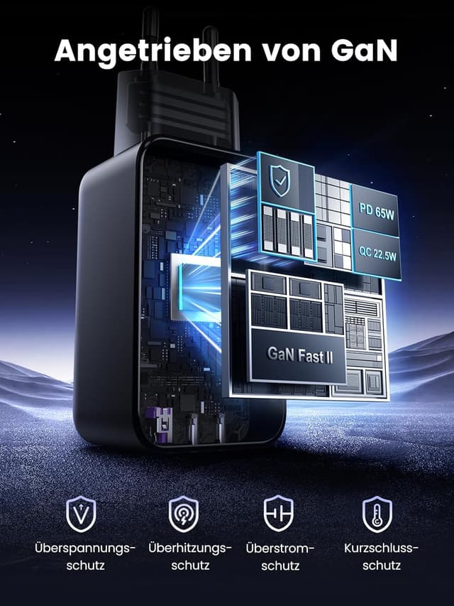 Thumbnail 5 de UGREEN Nexode USB C Ladegerät 65W 🔌