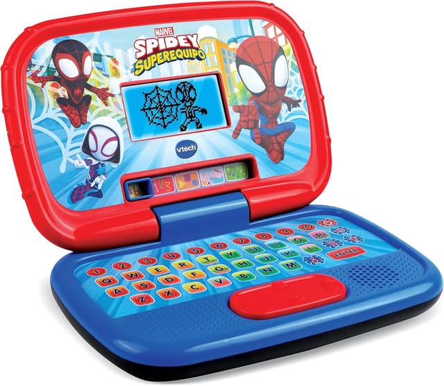 Detalle 2 de VTech Portátil Educativo Spidey +3 Años, Juegos y Aprendizaje 🕸