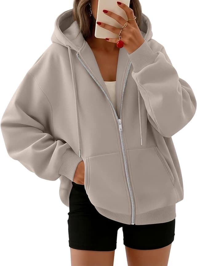Thumbnail 6 de Trendy Queen Zip Up Hoodies 50% Cotton 2026