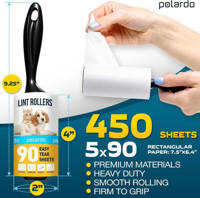 Thumbnail 1 de Lint Rollers for Pet Hair 450 Sheets