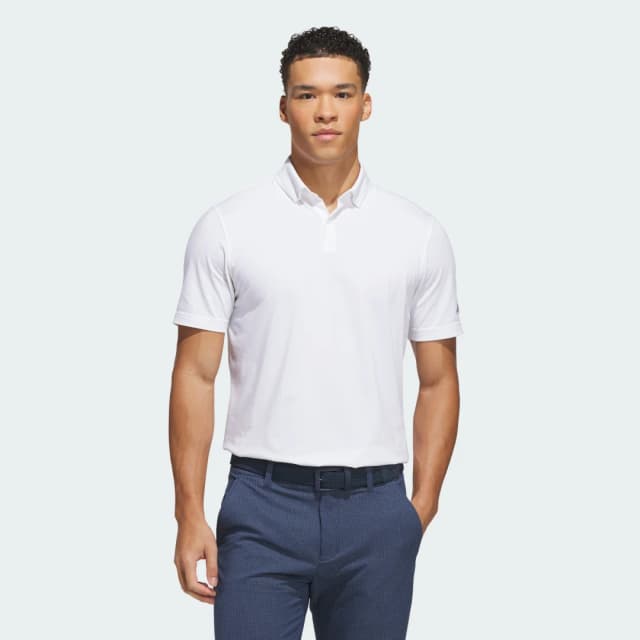 Detalle de adidas Polo Go-To blanco