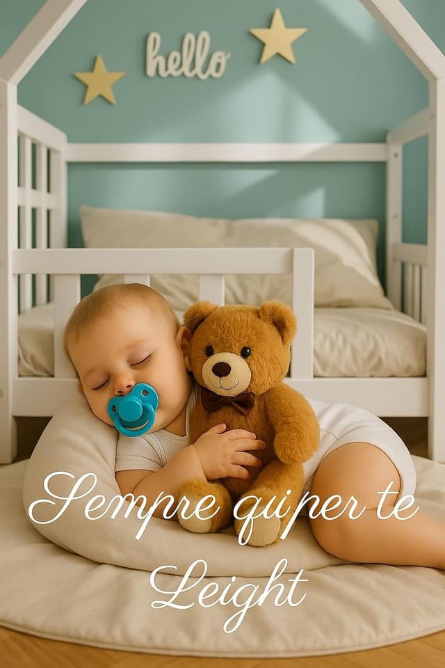 Detalle de LEIGHT Peluche super morbido a forma di orsetto marrone chiaro/scuro da 35 cm