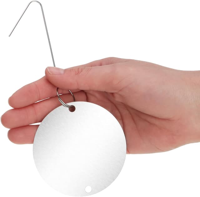 Detalle de COM-FOUR Set repellente per uccelli da 56 pezzi con carillon riflettente a vento (56 pezzi)