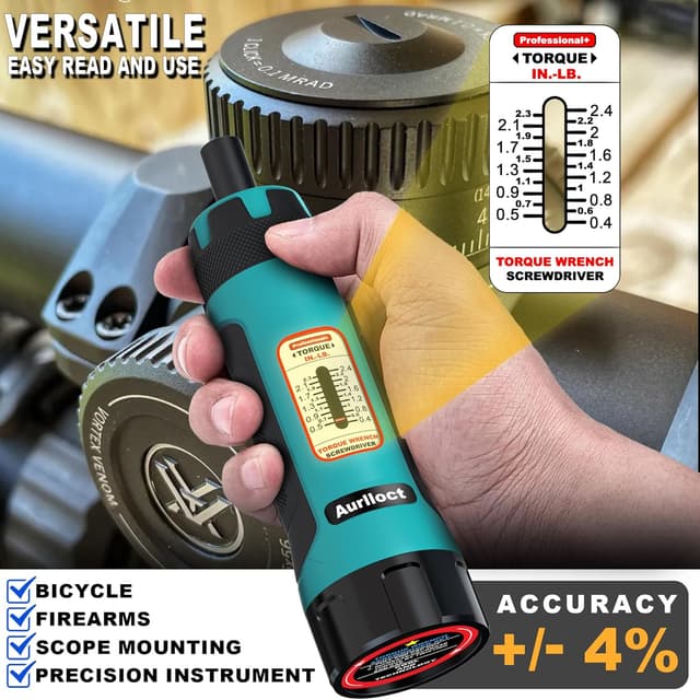 Detalle 2 de Aurlloct Gambo cacciavite dinamometrico 2.4 Nm