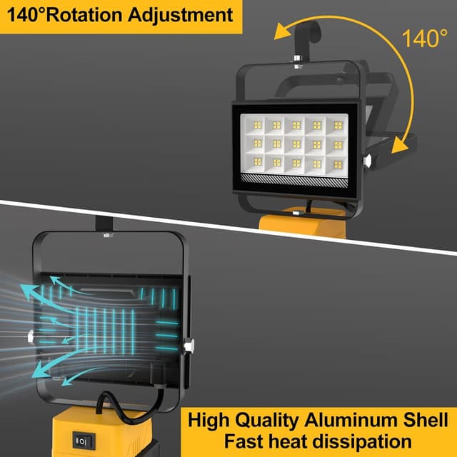 Detalle 2 de T-SUN cordless LED work light 60W