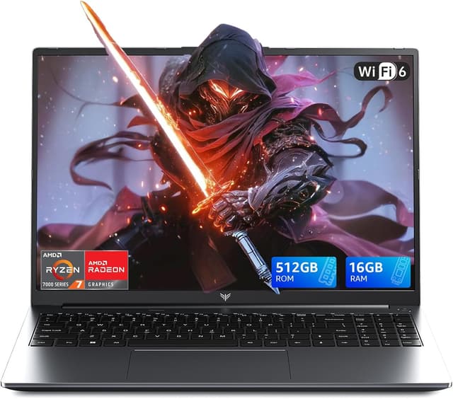 Imagen de KAIGERR 2026 Laptop Ryzen 7 7735HS 16GB en OfertitasTOP