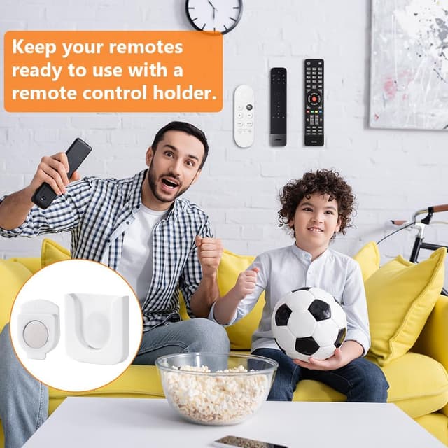 Detalle 2 de OFFCUP Support telecommande magnétique mural 4 pcs