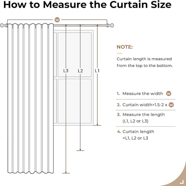Detalle de INOVADAY blackout curtains, 84 inch drop