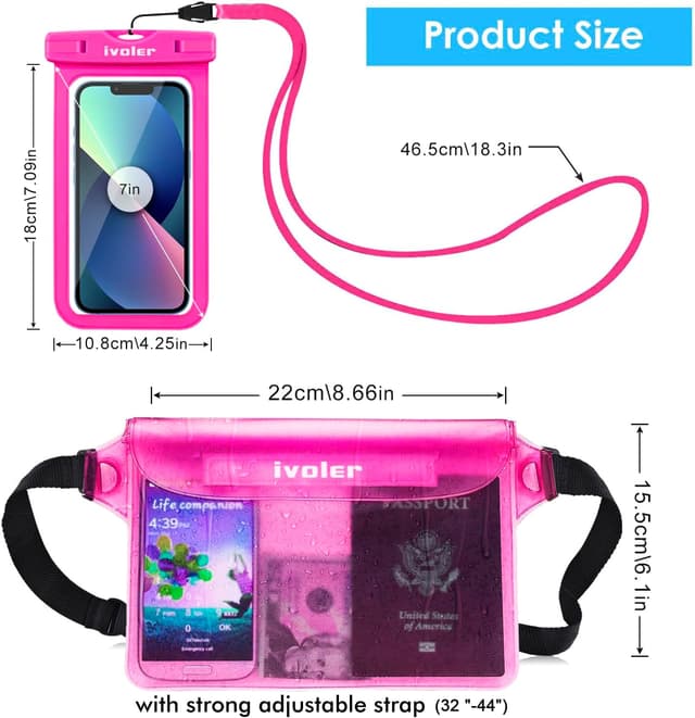 Detalle 2 de ivoler Waterproof Pouch 22 x 15.5 cm