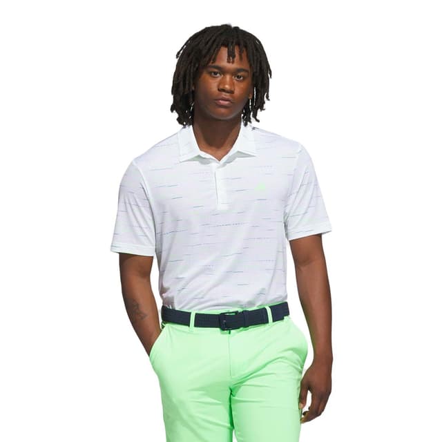 Detalle de Adidas Ultimate365 Mesh Glimmer Print Polo Shirt 👔