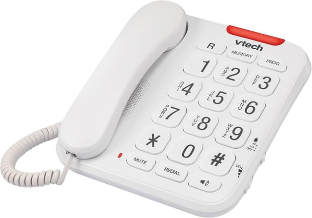 Thumbnail 2 de VTech CL1100 corded landline phone, big buttons ๐